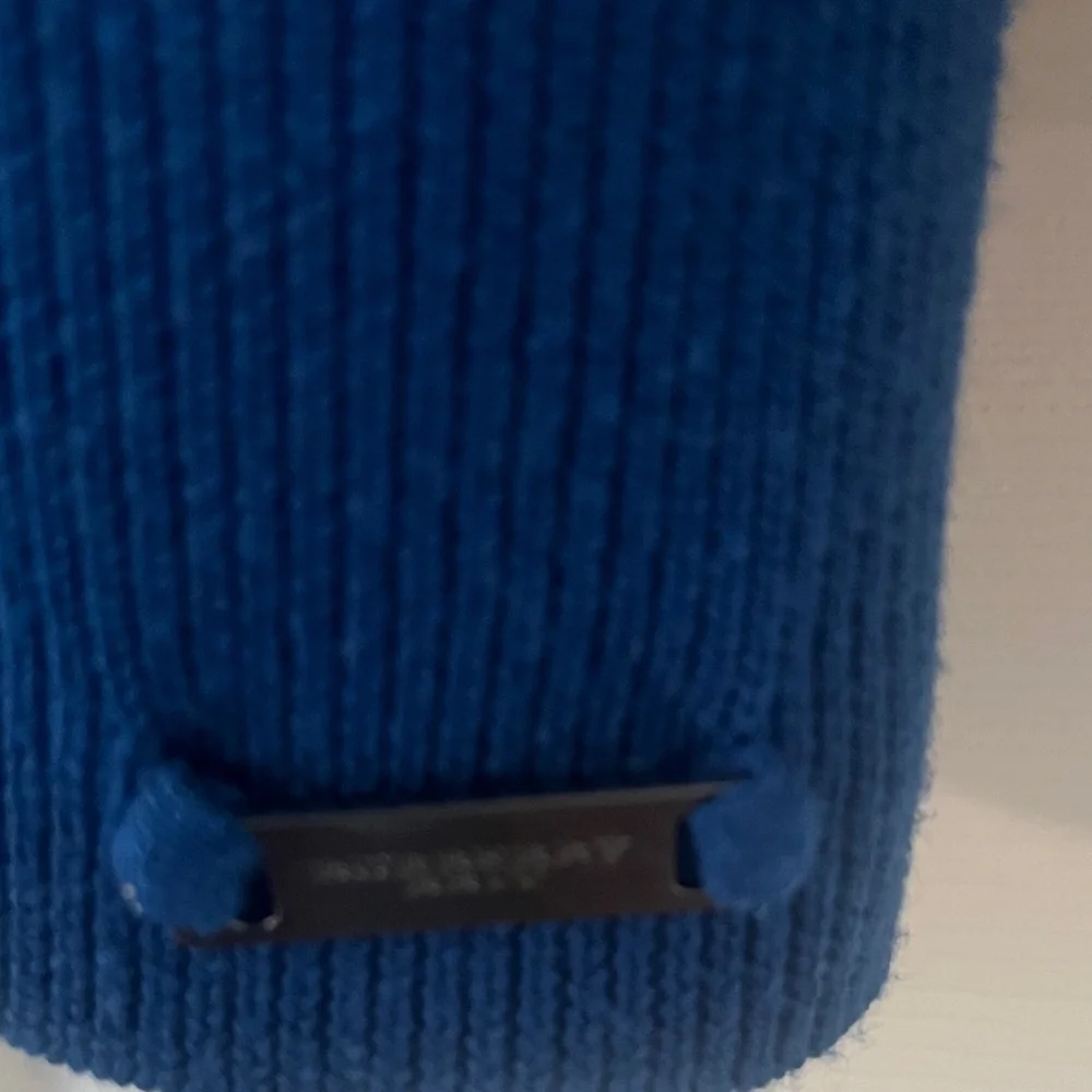 Burberry Royal Blue Ribbed Button-Front Cardigan - Picture 10 of 11